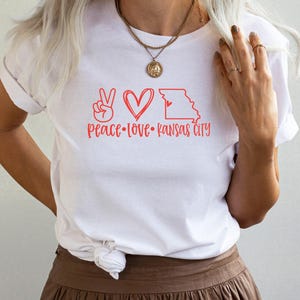 KC Shirt, Kansas City TShirt, Kansas Shirt, Kansas Love Shirt, Kansas Lover Gift, Kansas T Shirt, Kansas City T-Shirt, Arrowheads
