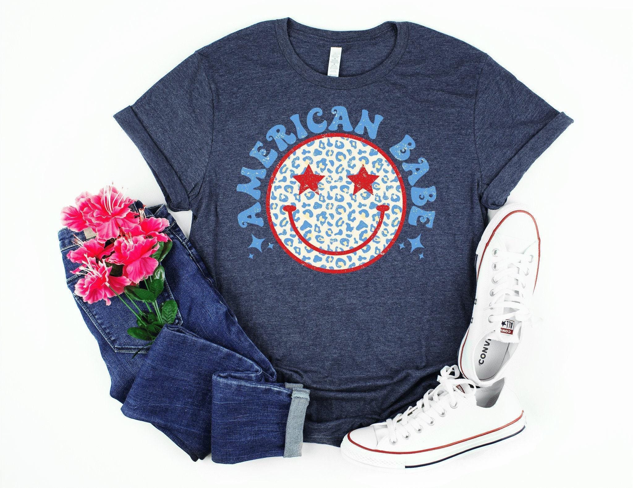 American Babe Shirt, 4th of July Shirt, Cute America, Womens 4th of July, Memorial Day, Independence Day Shirt, Cute America Shirt