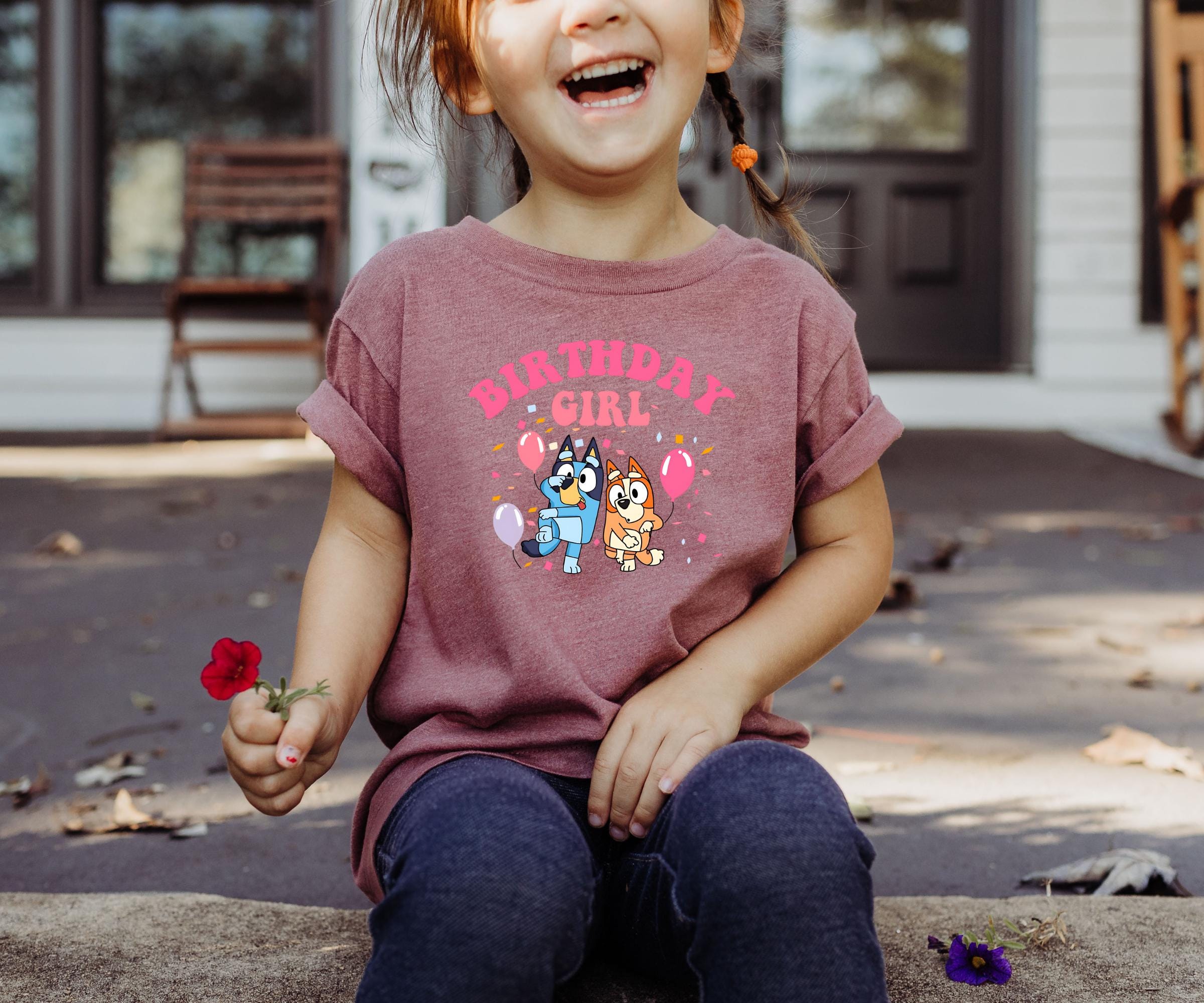 Bluey Birthday Shirt - Cotton Tee