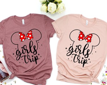 Girls Trip Disneyland T-Shirt: Minnie Mouse Vacation Tee