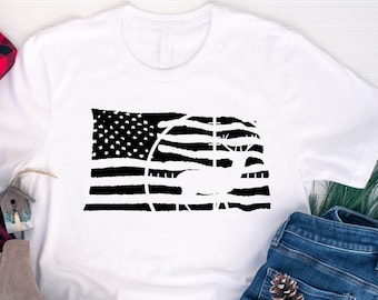 American Flag Deer Hunting Shirt: Patriotic Hunter Gift