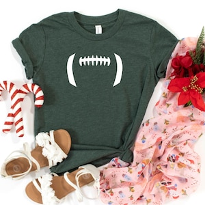 Football Laces Shirt, Unisex Tee, Football Mom Shirt, Sports Mom Shirt, Football Shirts, Personalized Football Shirt, Gift For Mom