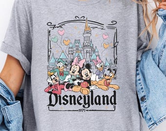 Retro Disneyland Shirt: Magical Kingdom Pastel Sweatshirt