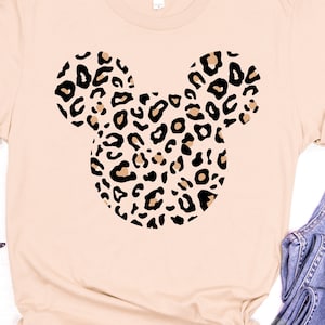 Leopard print Mickey shirt, Animal Kingdom shirt, women's Disney shirt, animal print Mickey women's shirt, unisex fit