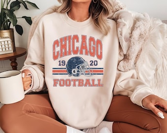 Chicago Football 1920s Sweatshirt: Retro Sports Tee