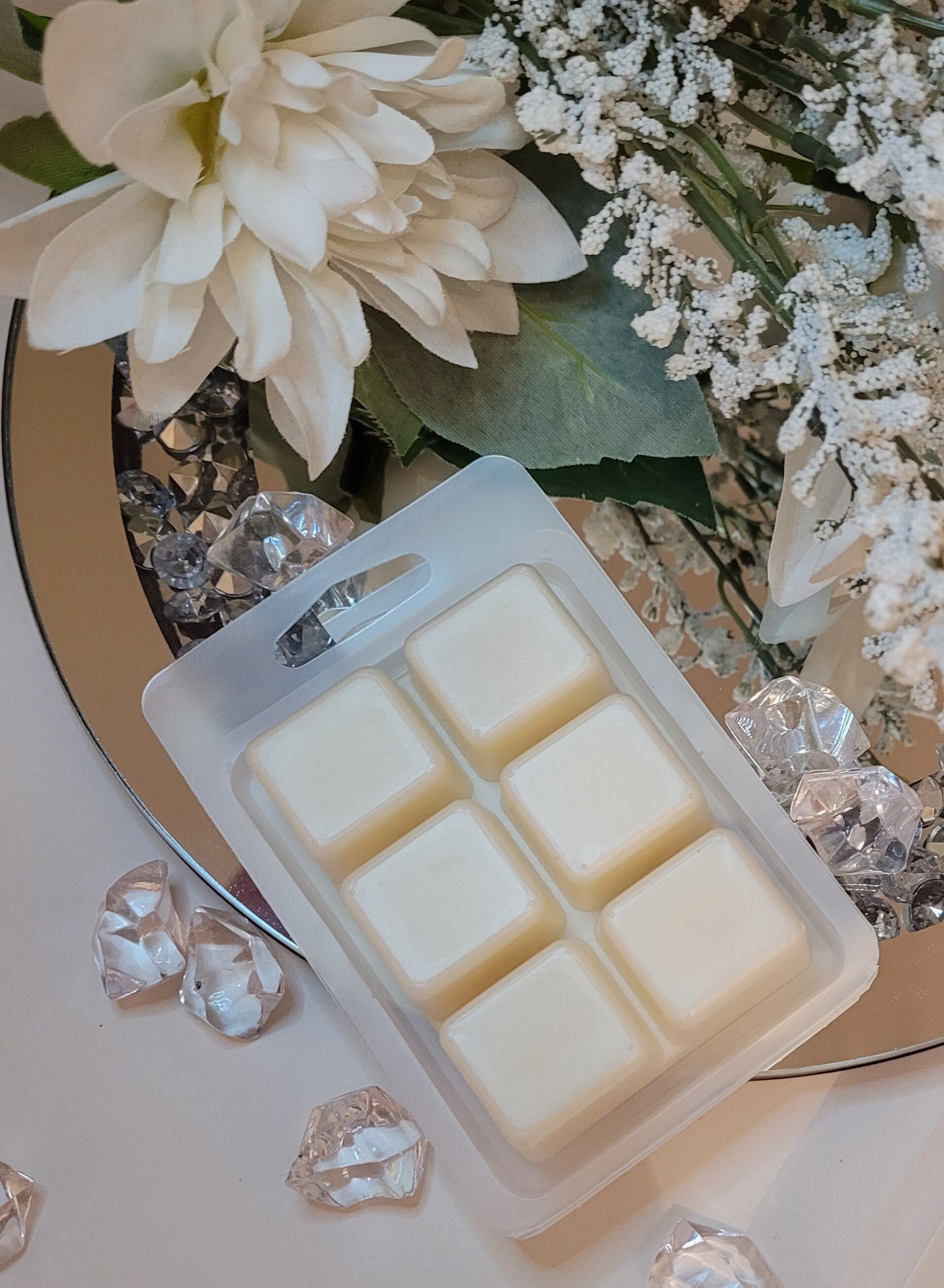 Exclusive Frosted empty Clamshells for Wax Makers Sold in Etsy