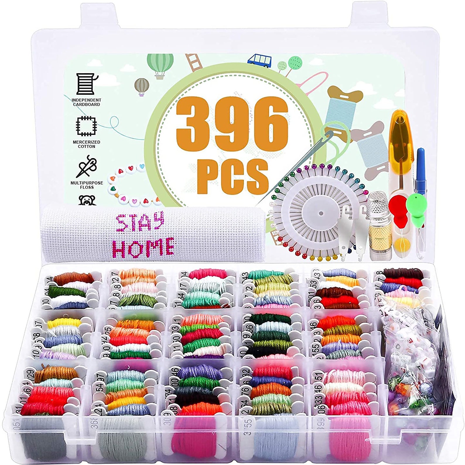 Embroidery floss kit and organizerideal for thread  etsy Embroidery floss kit and organizerideal for thread  etsy