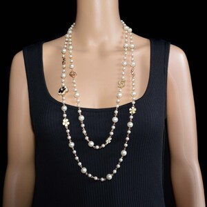 chanel pearl necklace authentic
