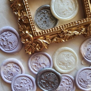 Moon self adhesive sealing wax stamp