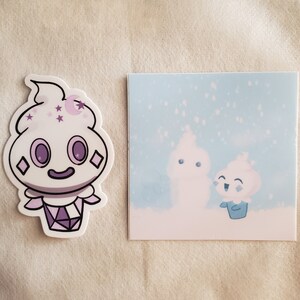 Vanillite Starry Night Sprinkles ou autocollant imperméable en vinyle Snowman