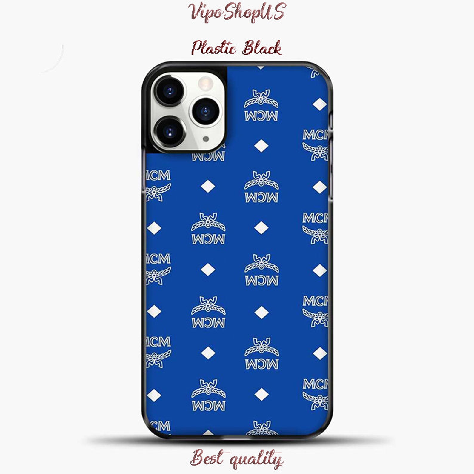 MCM Blue Phone Case for iPhone & Samsung Etsy