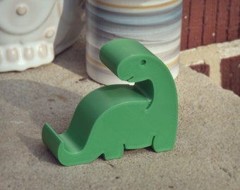 Cute Dinosaur Phone Stand | Phone Holder | Happy Dino | Many Colors | Cute Phone Stand