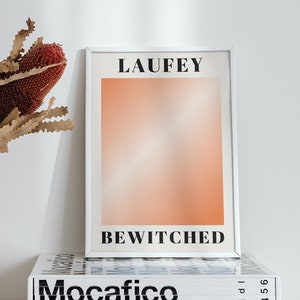 Laufey Bewitched Orange Poster | Album Cover Poster | Music Gift | Music Wall Decor | Album Art | Mid-Century Modern | MCM