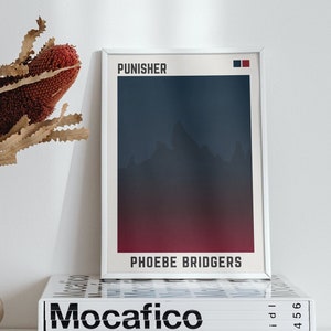 Phoebe Bridgers - Punisher Minimalist Poster | Album Cover Poster | Music Gift | Music Wall Decor | Album Art | Mid-Century Modern | MCM