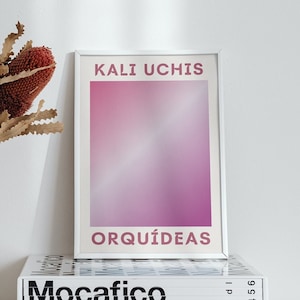 Kali Uchis Orquídeas Minimalistisches Poster | Album Cover Poster | Musik Geschenk | Musik Wanddeko | Album Art | Mid-Century Modern | MCM