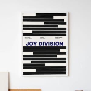 Joy Division Unknown Pleasures Poster Print Record Cover Art Joy Division Unknown Pleasures Poster Print Record Cover Art