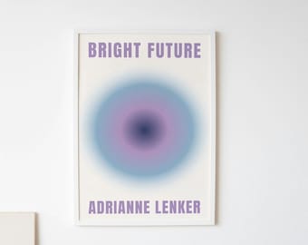 Adrianne Lenker Bright Future Inspired Minimalist Poster | Album Cover Poster | Music Gift | Big Thief | Mid Century Modern