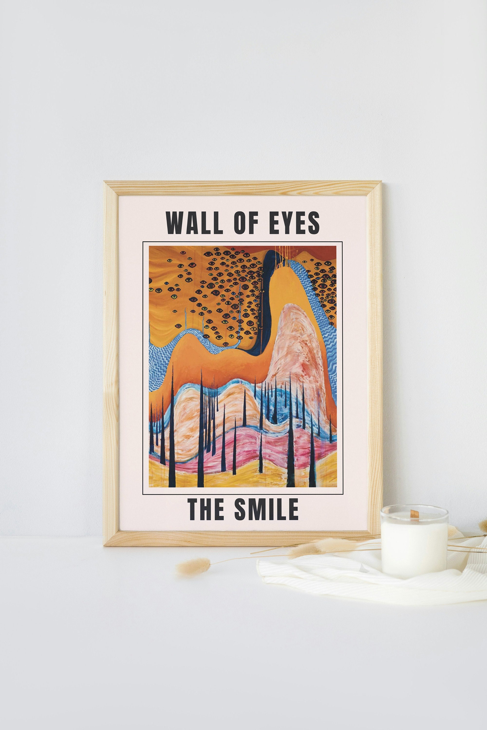 The Smile - Wall of Eyes | Album Cover Poster | Music Gift | Music Wall Decor | Minimalist | Mid ...