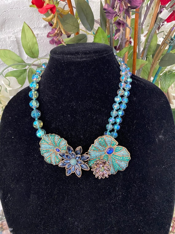 Heidi Daus Lily Patch Necklace Statement Necklace Heidi Daus