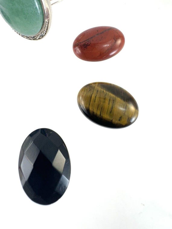 Sterling Silver Interchangeable Ring 7 Chakras Ge… - image 9