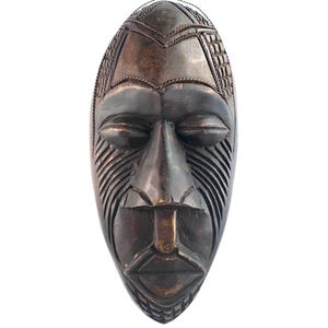 Vtg Afrikanische Kifwebe Maske Tribal Songye und Luba Congo Hand geschnitzt groß