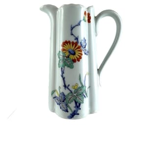 Vintage Haviland Limoges Creamer Mid Century Modern France Mały kwiatowy dzbanek