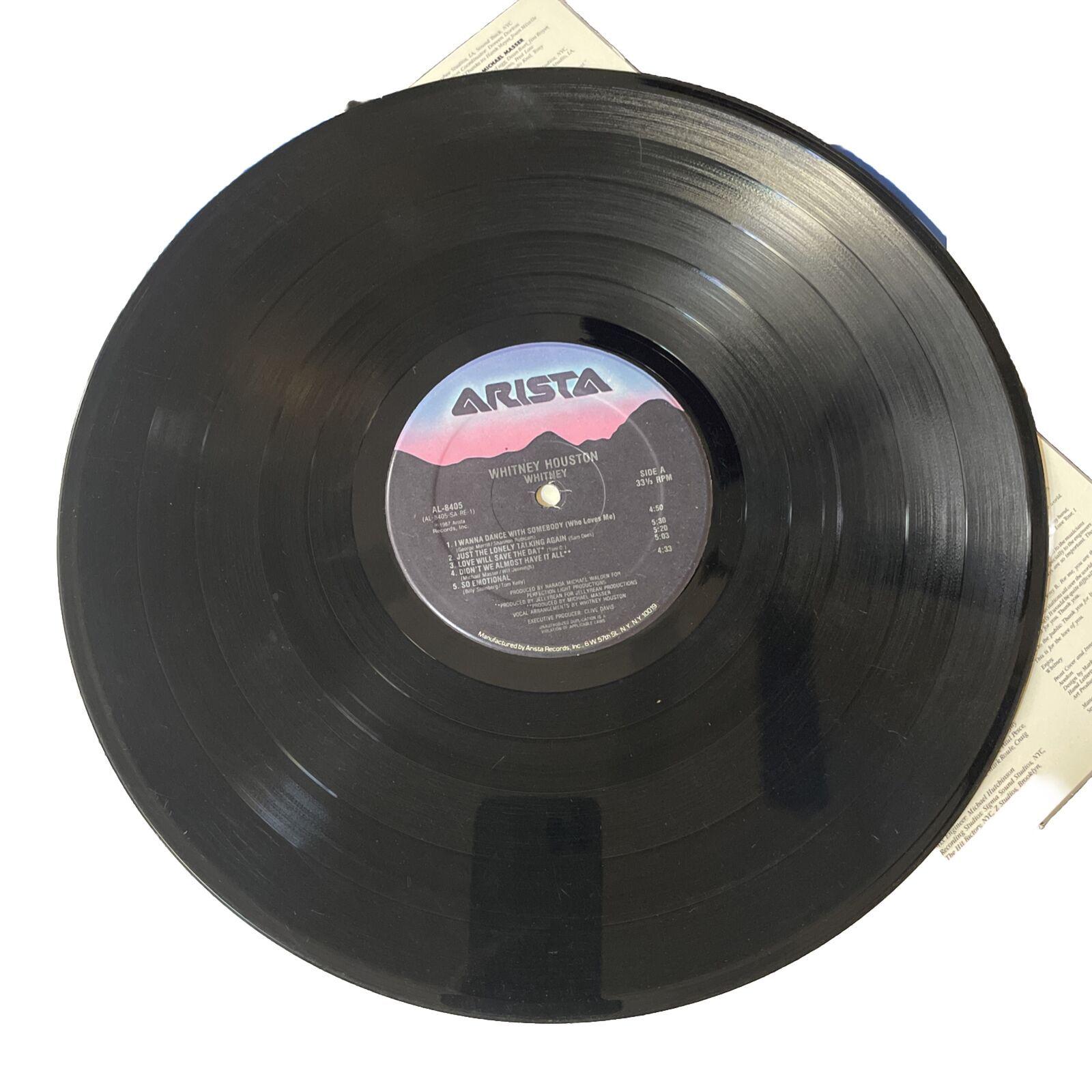 ホイットニー・ヒューストン ホイットニー LP 33 RPM レコード 1987年