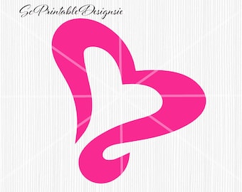 Pink Heart Png Etsy