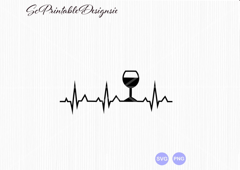 Heartbeat Svg,wine Time Svg,drinking Wine Clipart,wine Heartbeat Svg