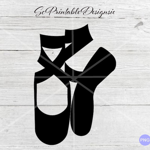 Ballet shoes Silhouette svg, Ballet shoes svg, Ballet shoes png, Ballet shoes clipart, pointe shoes svg, clipart, cricut silhouette cut file