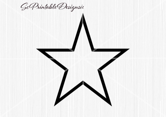 Star SVG Star Clipart Star Vector Star Png Star Cricut Cut | Etsy Ireland