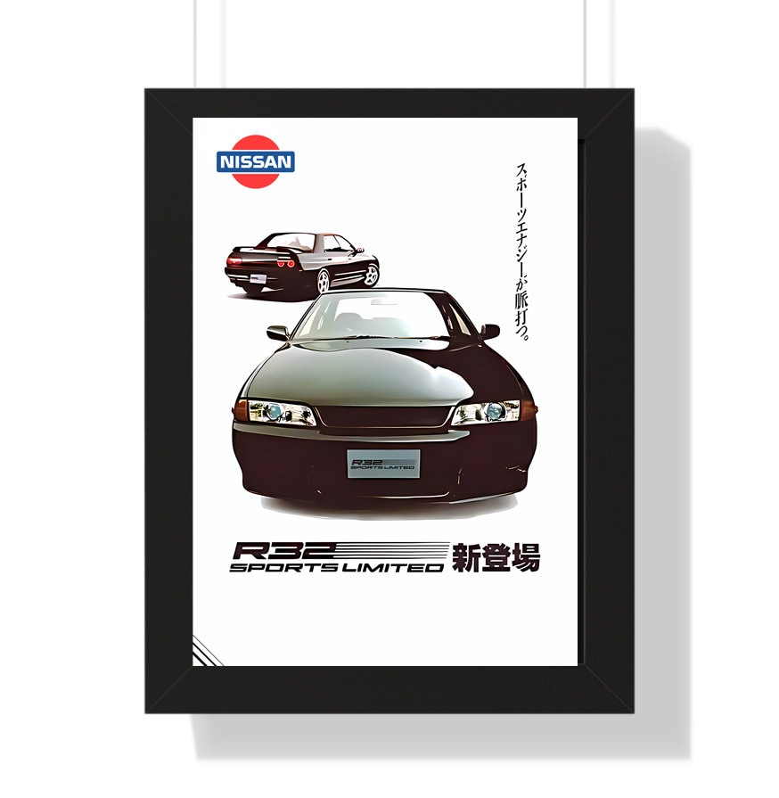 人気アイテム Nissan Advertisement Automotive Retro R32 Skyline アクセサリー