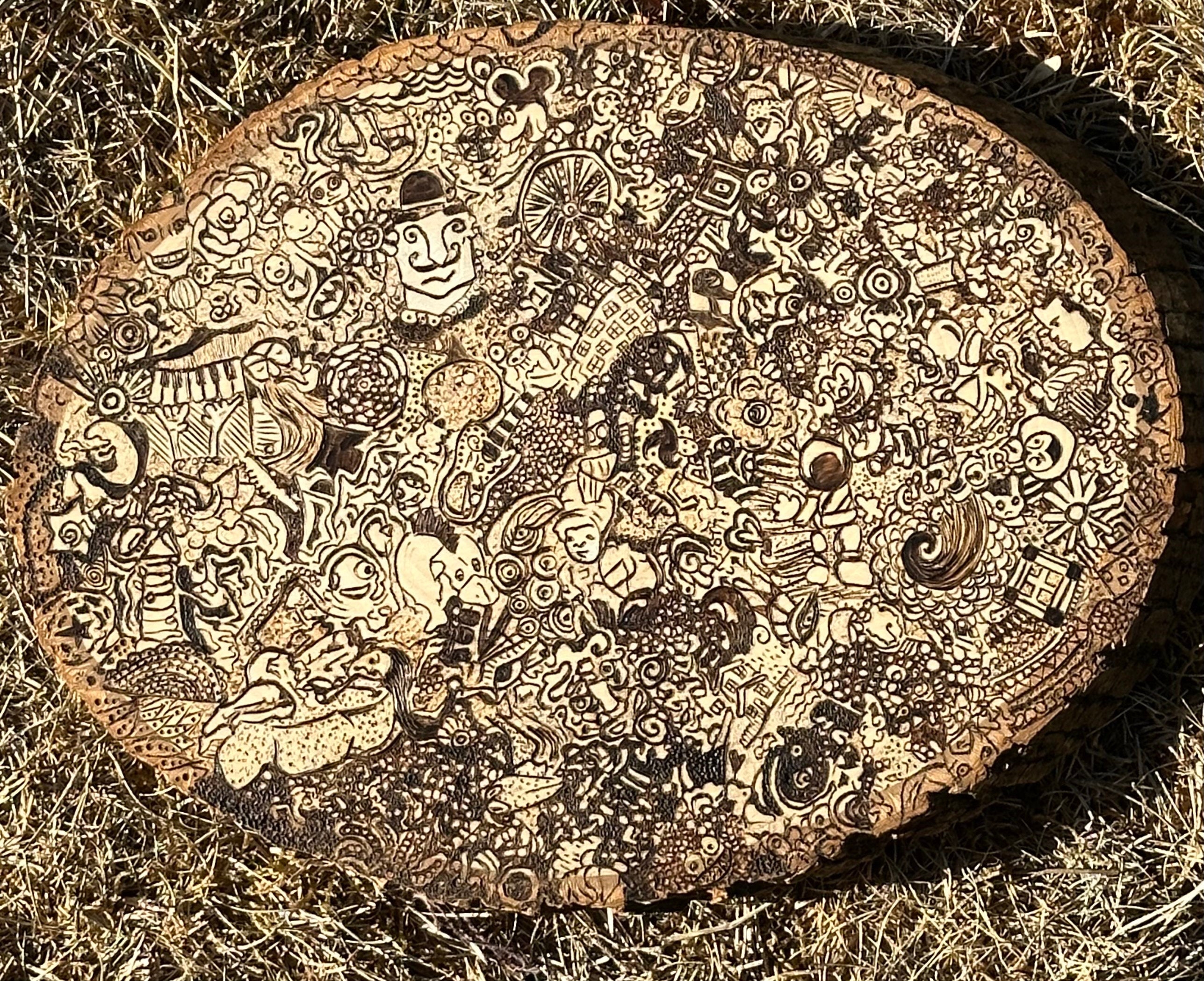 Wood Burning アート/趣味♬ 新品 Mt. Cuba Center | Woodburning Art: Wildflowers - Mt. Cuba Center