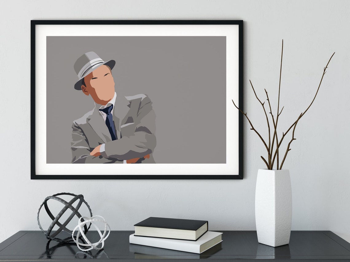 Frank Sinatra Wall Art Decor Frank Sinatra Poster Sinatra Etsy