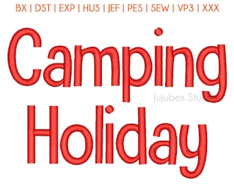 6 Sizes Christmas Embroidery Font, Embroidery Fonts BX, Embroidery