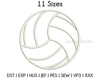 11 Sizes Volleyball Applique Embroidery Designs, valley ball Embroidery Applique Design, Machine embroidery designs, PES embroidery