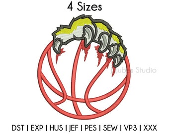 4 Sizes Monster Basketball Monogram Applique Embroidery Designs, basketball Applique Design, embroidery designs pes, applique designs