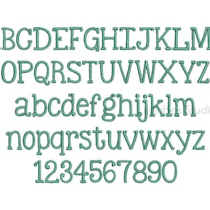 5 Größen, Be Still Stickschrift, Stickschrift Schriften ONE, Stickmuster, Maschinenstickerei Schriften, PES Schriften