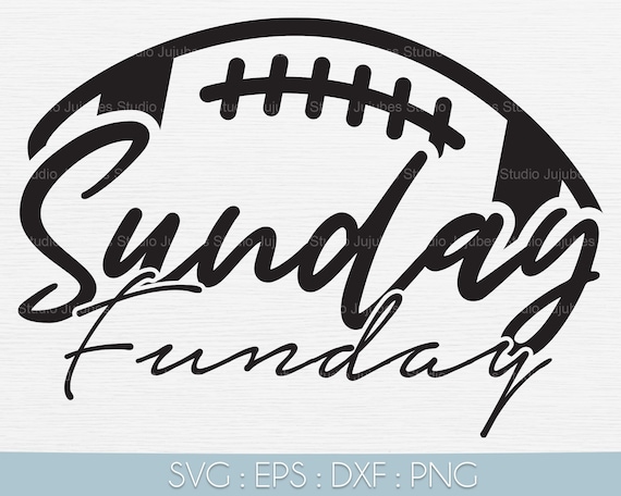 Sunday Funday SVG Silhouette Svg for Cricut Cut Files Clip - Etsy