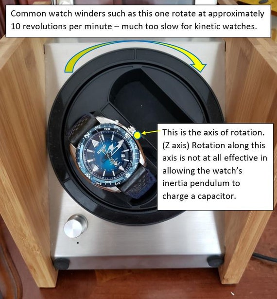 Watch Winder for Seiko Kinetic Watches self-standing - Etsy UK