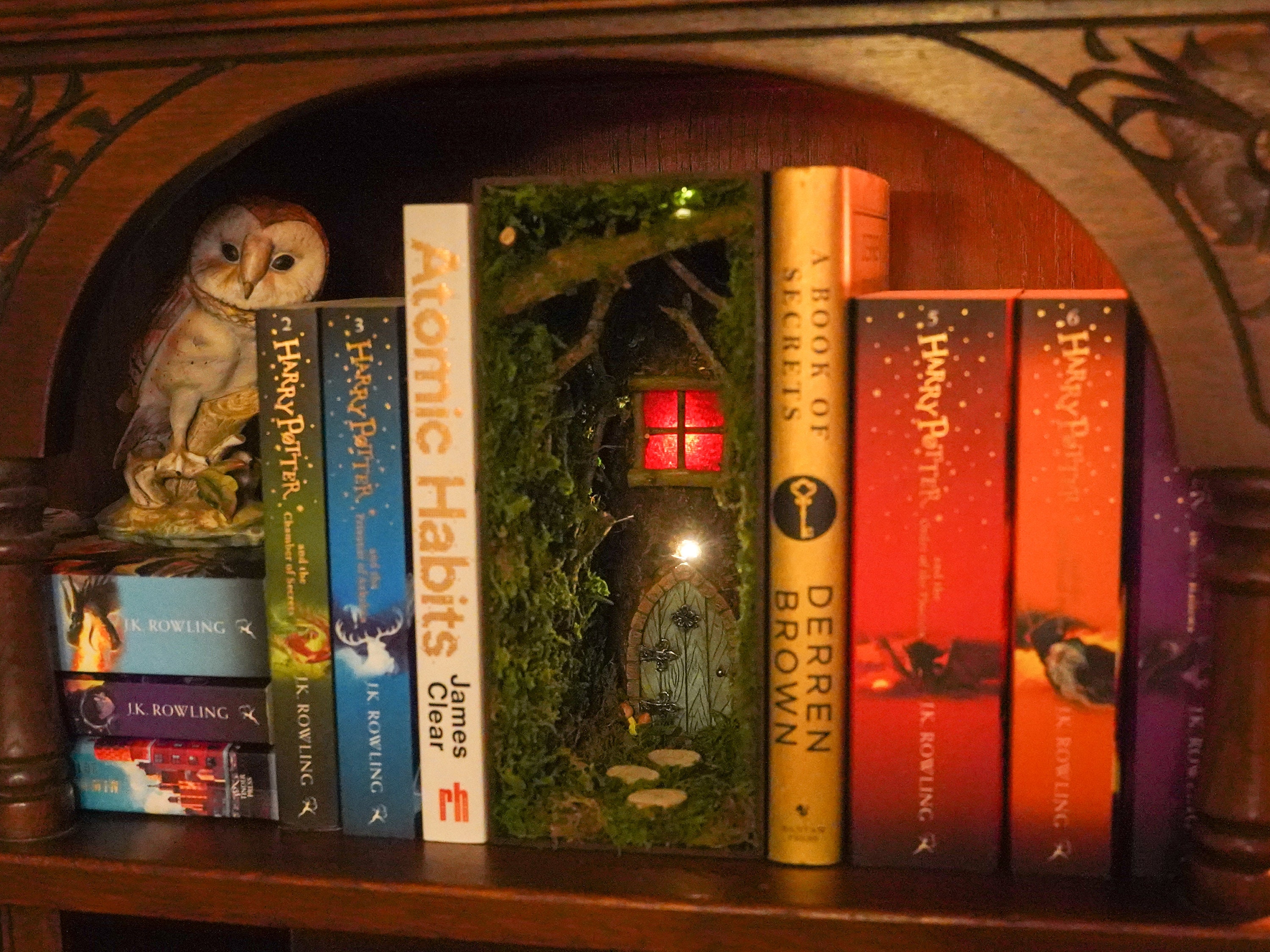 Book Nook Diorama of a Fairy House Book Nook Shelf Insert Etsy UK
