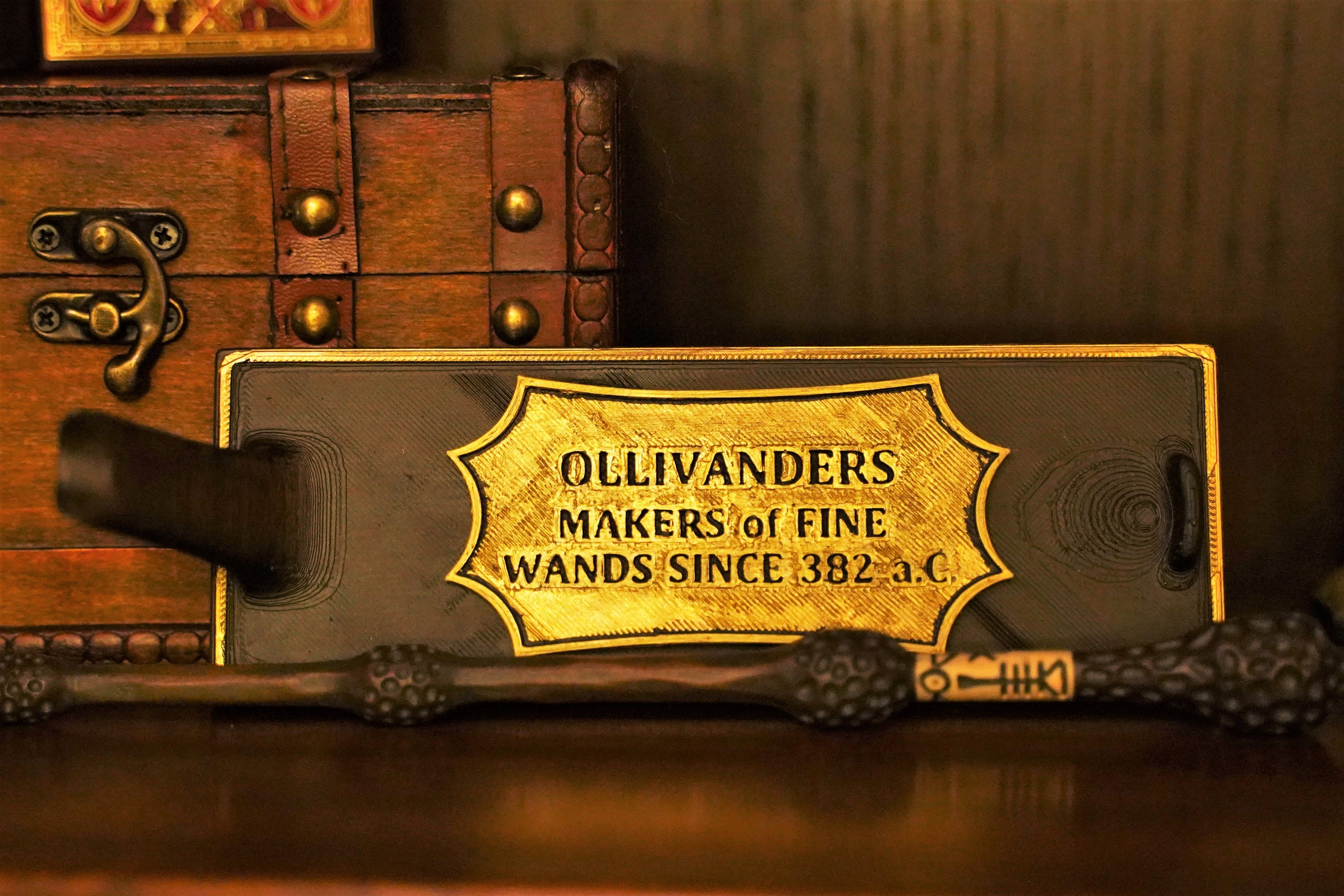 Magic Wand Display Stand Ollivanders Wizard Wand Wand Shop Etsy