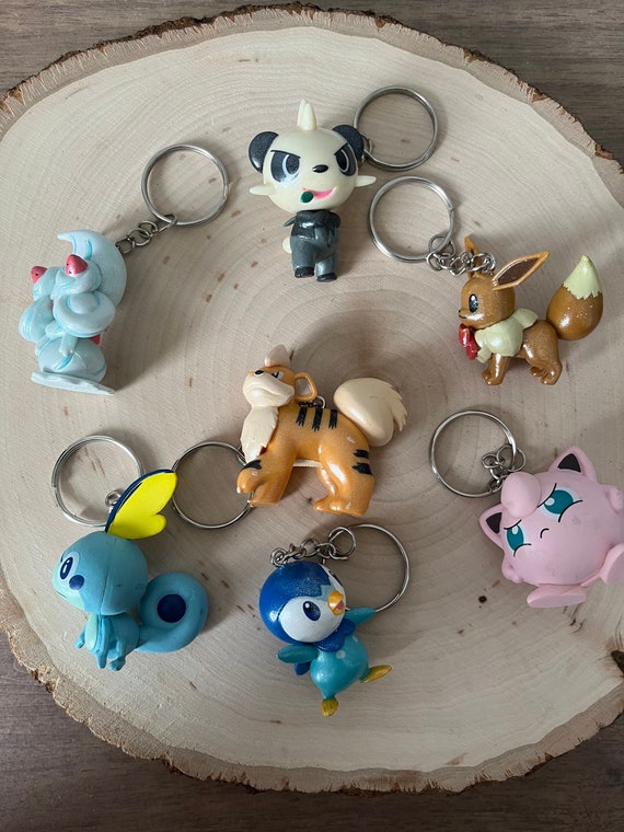 Pokemon Keychains Anime Keychains Cartoon Keychains Kids Keychains