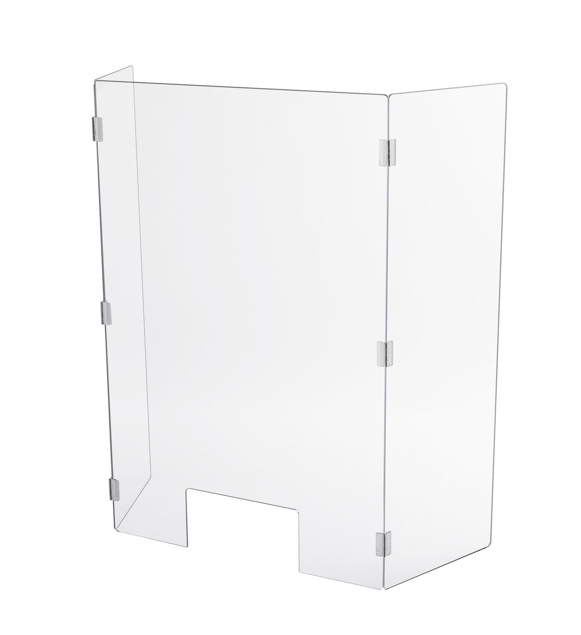 Clear Foldable Acrylic Sneeze Guard Barrier FreeStanding Etsy