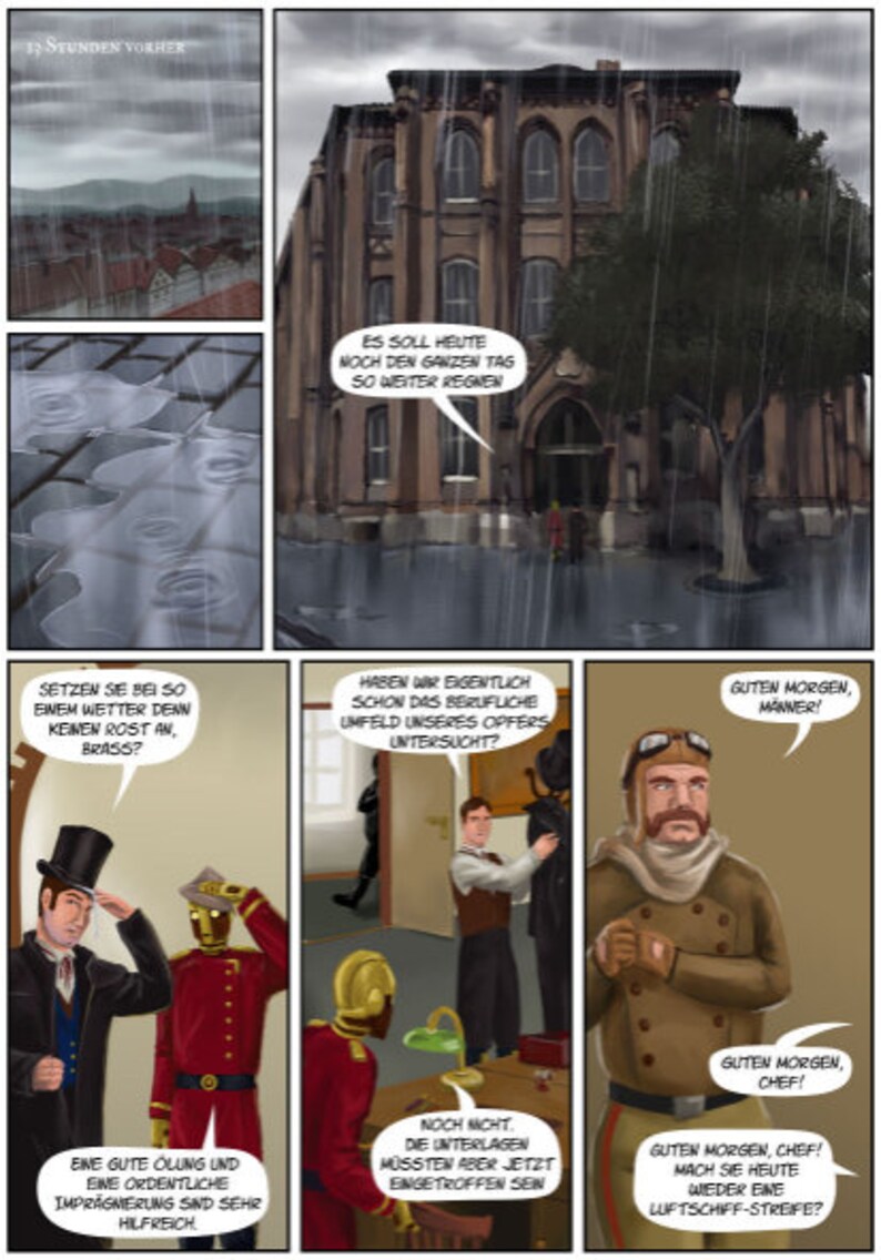 Steampunk Comic: Hildesia Chapter 1 image 4
