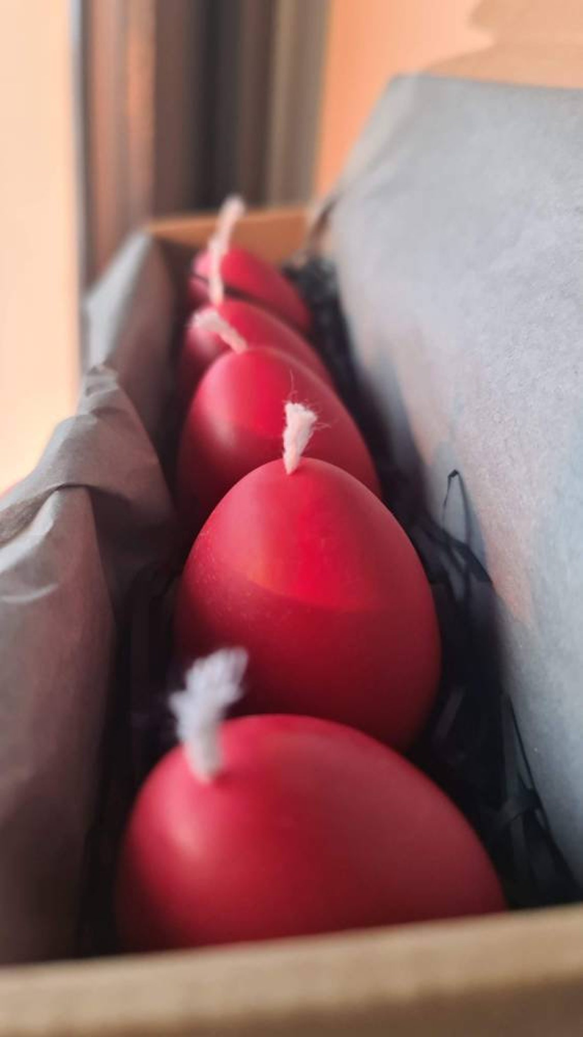 Easter Candle / Egg Candle / Spring Candle / Table Candle / Etsy UK