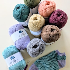 Edelweiss Classic sock yarn – Kremke sock yarn, mulesing-free and superwash-free, for knitting or crocheting socks