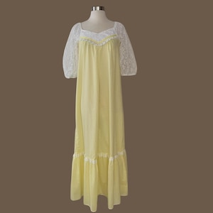 Vintage 70s Kumu Hawaii Dress, 70s Bohemian Maxi Dress, 70s Boho Dress, Vintage Prairie Dress, Size Estimate Small