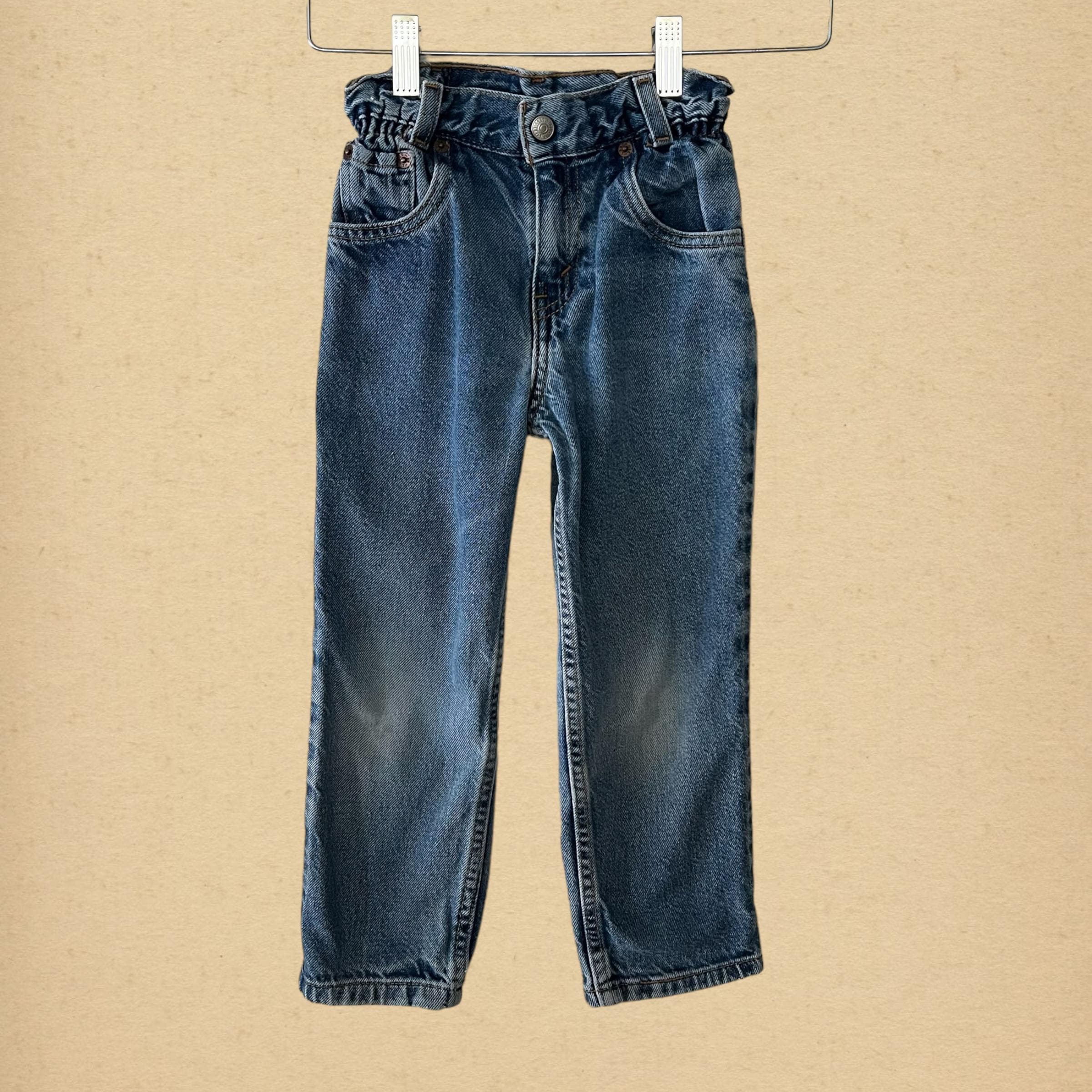vintage little Levis リーバイス アシッド　デニム Vintage 1950's Children's Levi's Gripper Zipper Selvedge