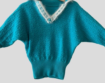 Vintage 80s Girls Sweater Size 5t ?
